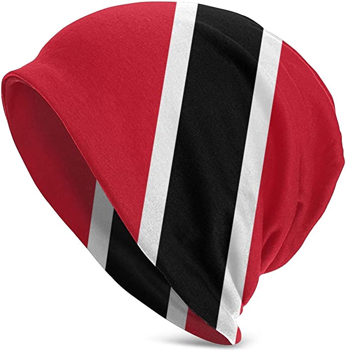 TOLUYOQU Trinidad and Tobago Flag Slouchy Beanie for Men Women - Unisex Cuffed Plain Baggy Skull Cap Summer Winter Warm Daily Beanie Knit Hat